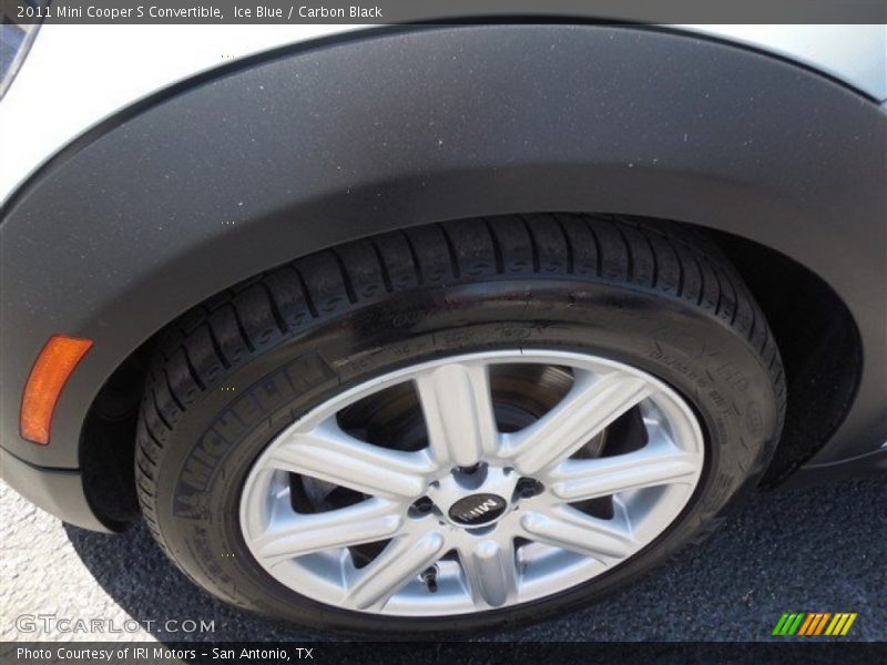 Ice Blue / Carbon Black 2011 Mini Cooper S Convertible