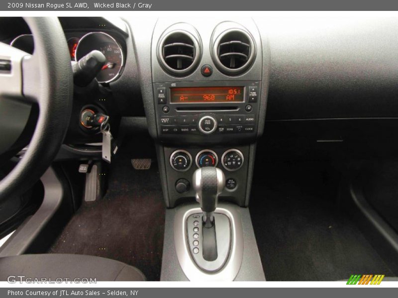Wicked Black / Gray 2009 Nissan Rogue SL AWD