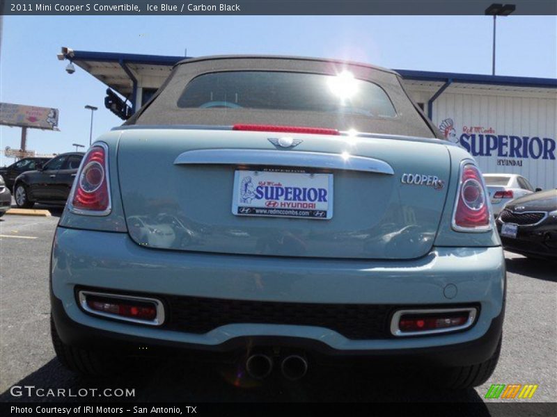 Ice Blue / Carbon Black 2011 Mini Cooper S Convertible