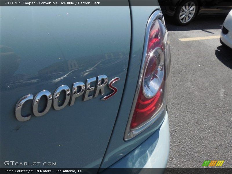 Ice Blue / Carbon Black 2011 Mini Cooper S Convertible