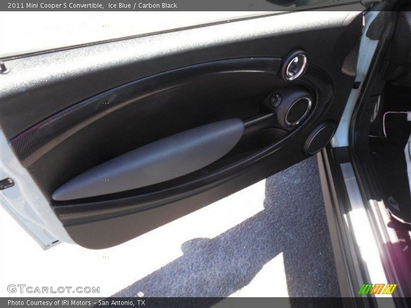 Ice Blue / Carbon Black 2011 Mini Cooper S Convertible