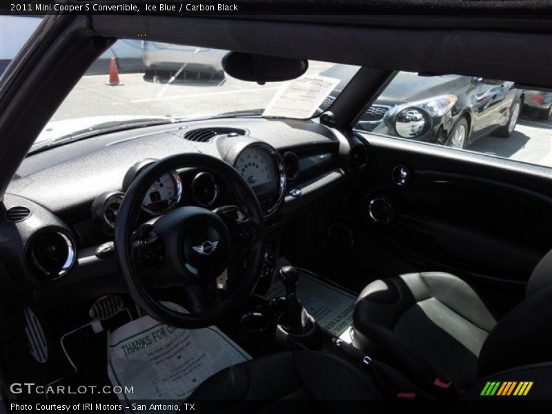 Ice Blue / Carbon Black 2011 Mini Cooper S Convertible