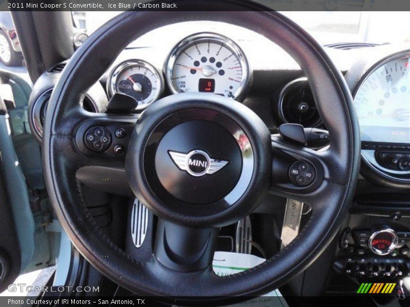 Ice Blue / Carbon Black 2011 Mini Cooper S Convertible