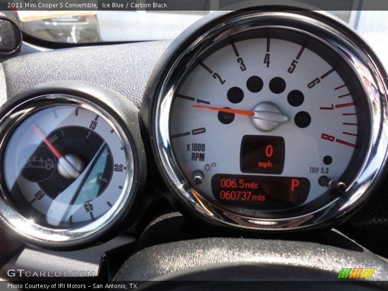 Ice Blue / Carbon Black 2011 Mini Cooper S Convertible