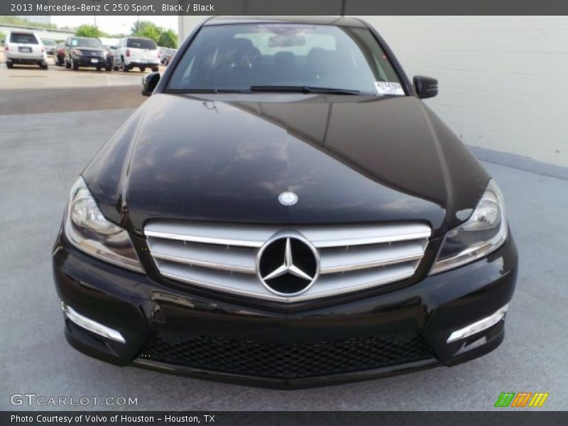 Black / Black 2013 Mercedes-Benz C 250 Sport