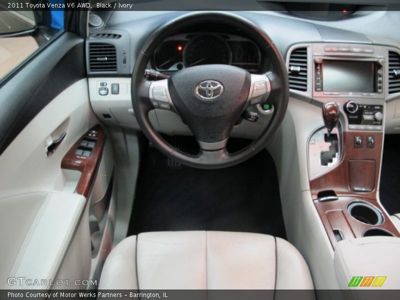 Black / Ivory 2011 Toyota Venza V6 AWD