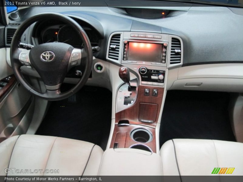 Black / Ivory 2011 Toyota Venza V6 AWD