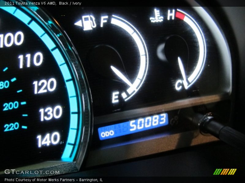 Black / Ivory 2011 Toyota Venza V6 AWD