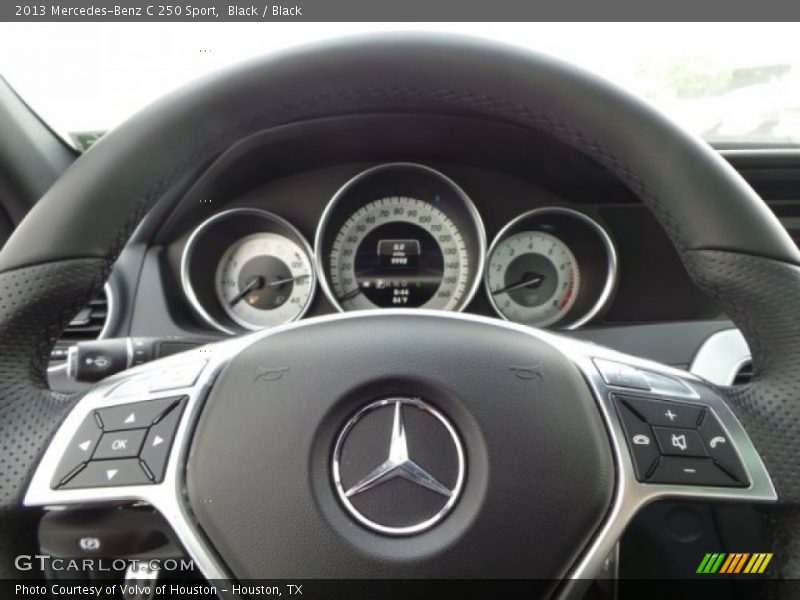 Black / Black 2013 Mercedes-Benz C 250 Sport