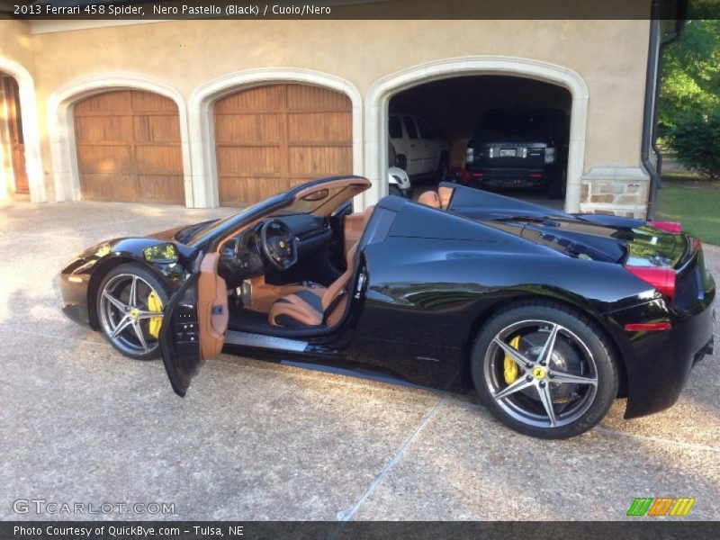 Nero Pastello (Black) / Cuoio/Nero 2013 Ferrari 458 Spider