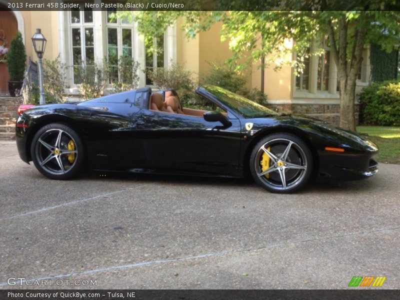 Nero Pastello (Black) / Cuoio/Nero 2013 Ferrari 458 Spider