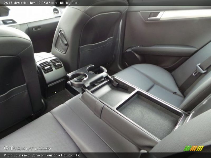 Black / Black 2013 Mercedes-Benz C 250 Sport