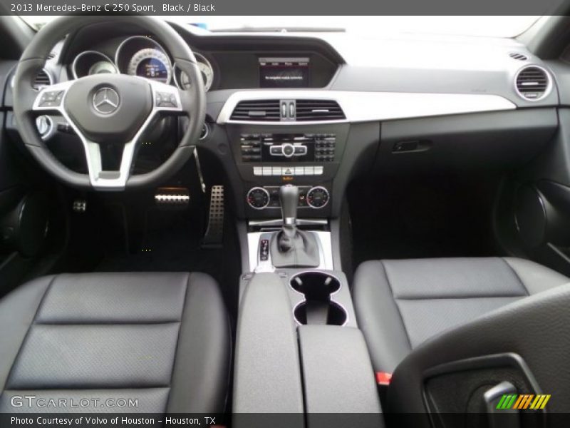 Black / Black 2013 Mercedes-Benz C 250 Sport