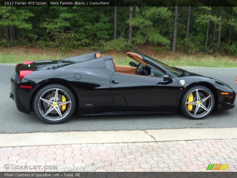 Nero Pastello (Black) / Cuoio/Nero 2013 Ferrari 458 Spider