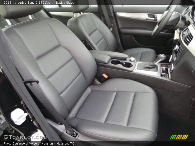 Black / Black 2013 Mercedes-Benz C 250 Sport