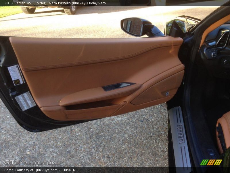 Nero Pastello (Black) / Cuoio/Nero 2013 Ferrari 458 Spider