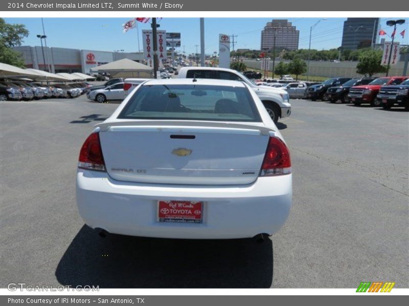 Summit White / Ebony 2014 Chevrolet Impala Limited LTZ