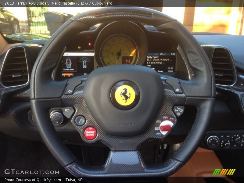 Nero Pastello (Black) / Cuoio/Nero 2013 Ferrari 458 Spider