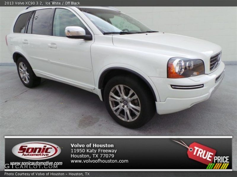 Ice White / Off Black 2013 Volvo XC90 3.2