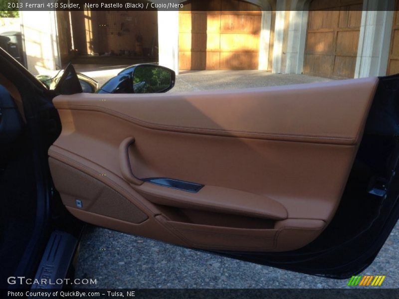 Nero Pastello (Black) / Cuoio/Nero 2013 Ferrari 458 Spider