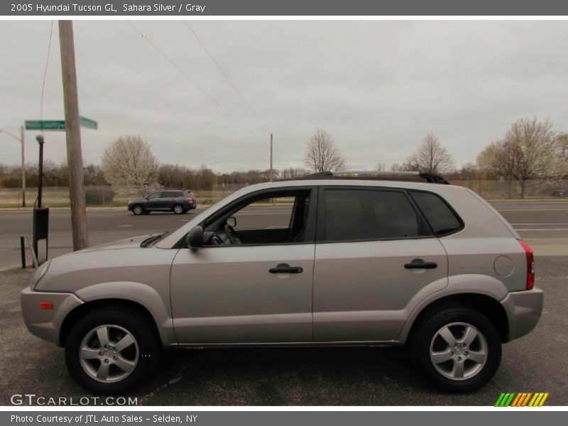 Sahara Silver / Gray 2005 Hyundai Tucson GL