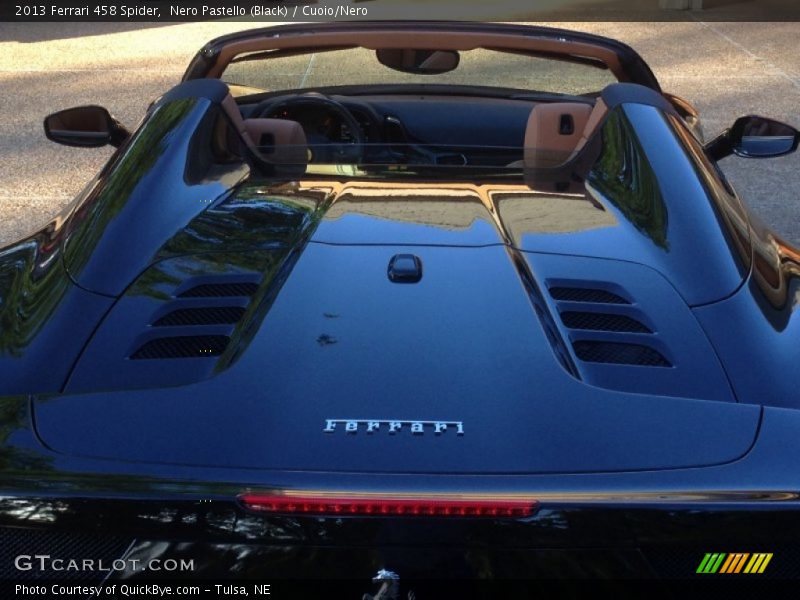 Nero Pastello (Black) / Cuoio/Nero 2013 Ferrari 458 Spider