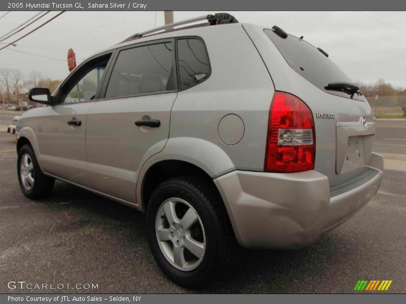 Sahara Silver / Gray 2005 Hyundai Tucson GL