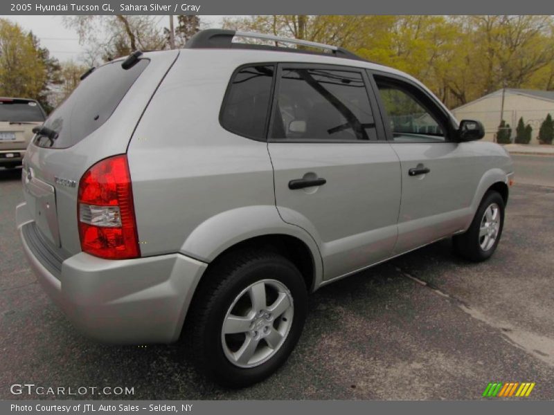Sahara Silver / Gray 2005 Hyundai Tucson GL