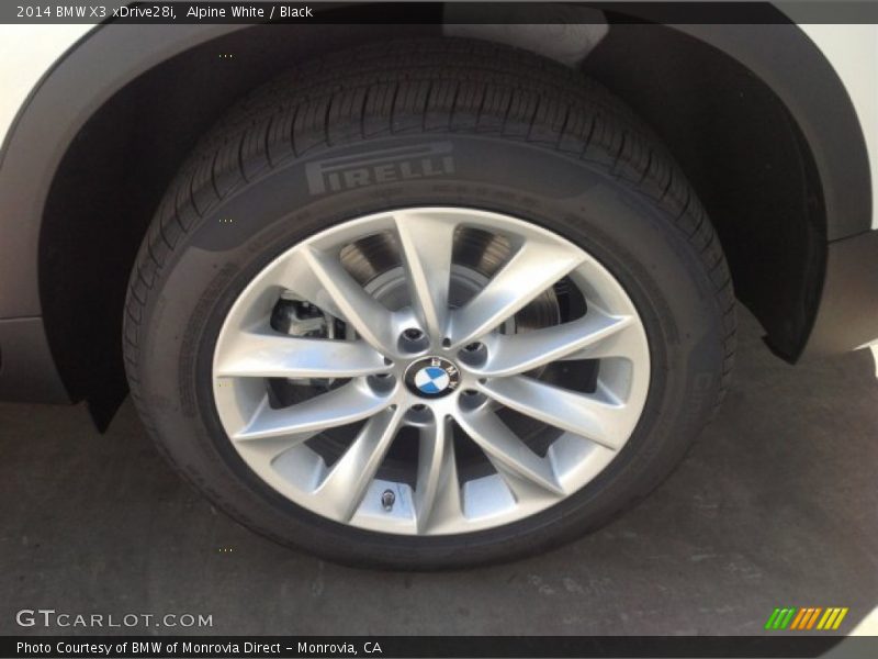 Alpine White / Black 2014 BMW X3 xDrive28i