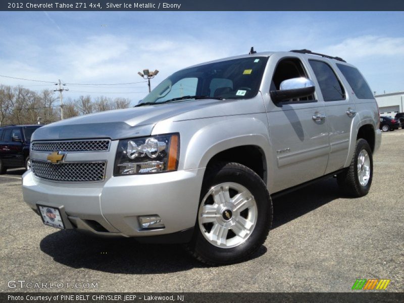 Silver Ice Metallic / Ebony 2012 Chevrolet Tahoe Z71 4x4