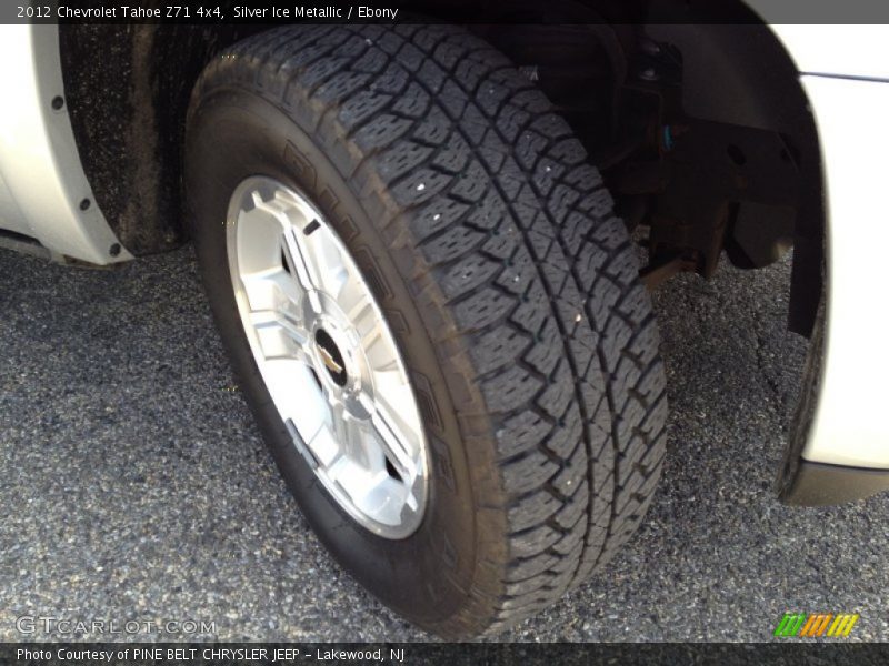 Silver Ice Metallic / Ebony 2012 Chevrolet Tahoe Z71 4x4