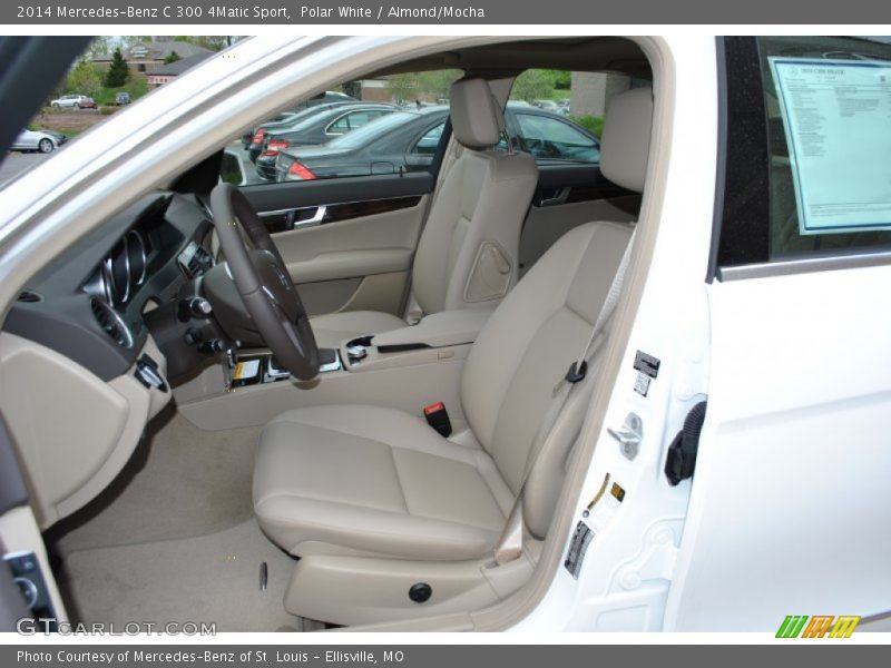 Polar White / Almond/Mocha 2014 Mercedes-Benz C 300 4Matic Sport
