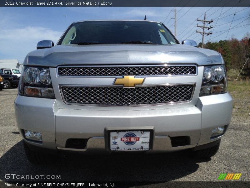 Silver Ice Metallic / Ebony 2012 Chevrolet Tahoe Z71 4x4