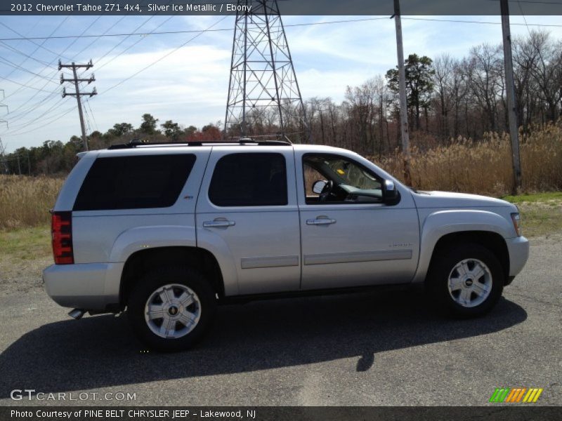 Silver Ice Metallic / Ebony 2012 Chevrolet Tahoe Z71 4x4