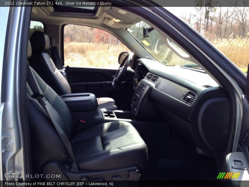 Silver Ice Metallic / Ebony 2012 Chevrolet Tahoe Z71 4x4