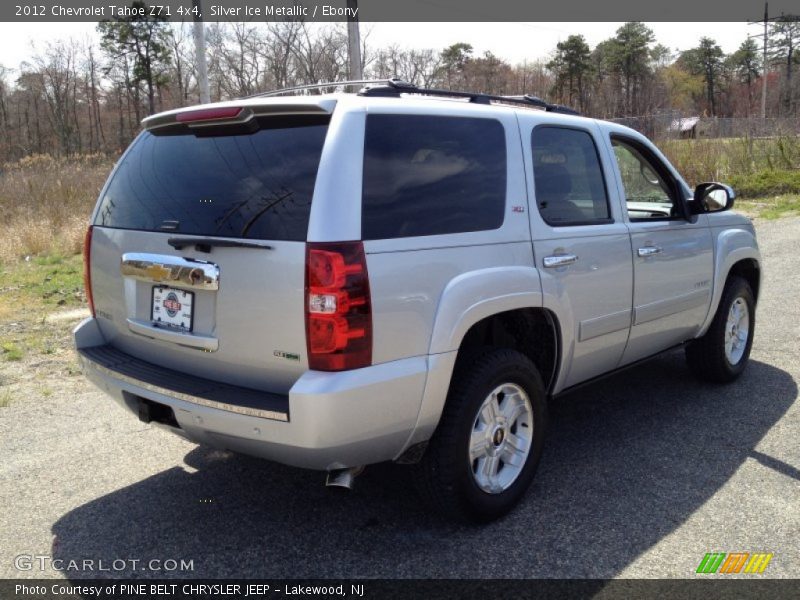 Silver Ice Metallic / Ebony 2012 Chevrolet Tahoe Z71 4x4