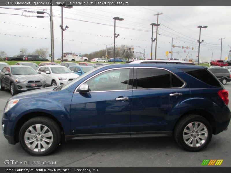 Navy Blue Metallic / Jet Black/Light Titanium 2010 Chevrolet Equinox LTZ