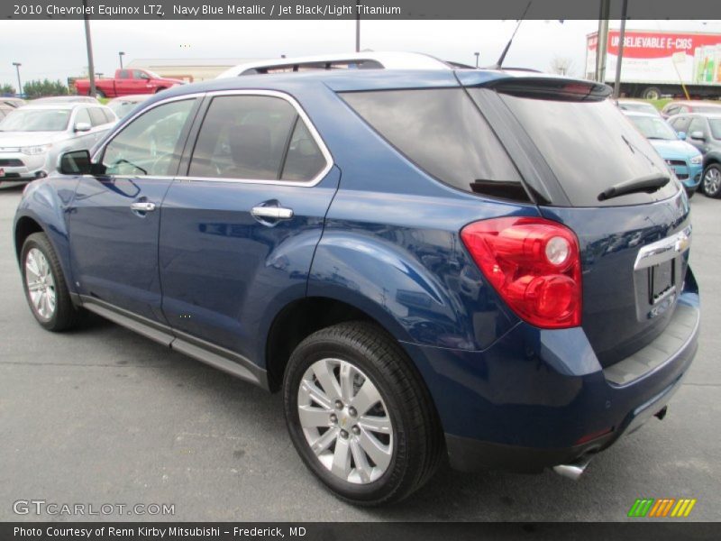 Navy Blue Metallic / Jet Black/Light Titanium 2010 Chevrolet Equinox LTZ