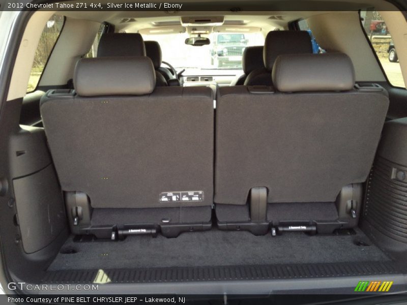 Silver Ice Metallic / Ebony 2012 Chevrolet Tahoe Z71 4x4