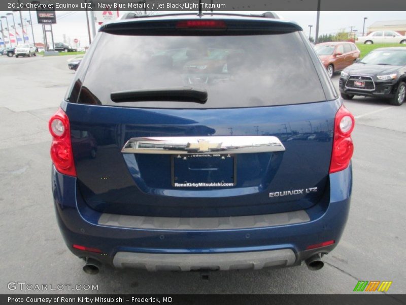 Navy Blue Metallic / Jet Black/Light Titanium 2010 Chevrolet Equinox LTZ