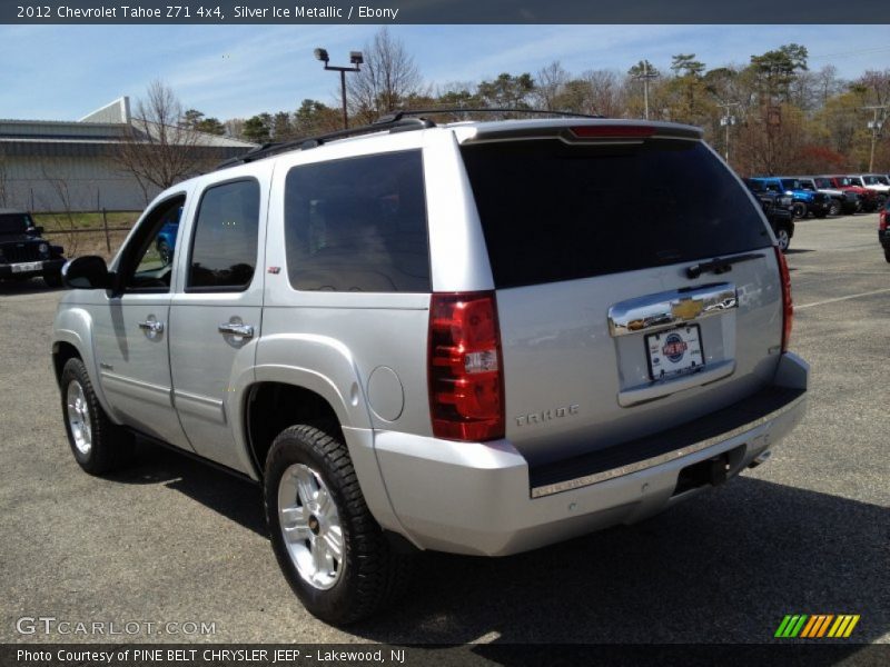 Silver Ice Metallic / Ebony 2012 Chevrolet Tahoe Z71 4x4