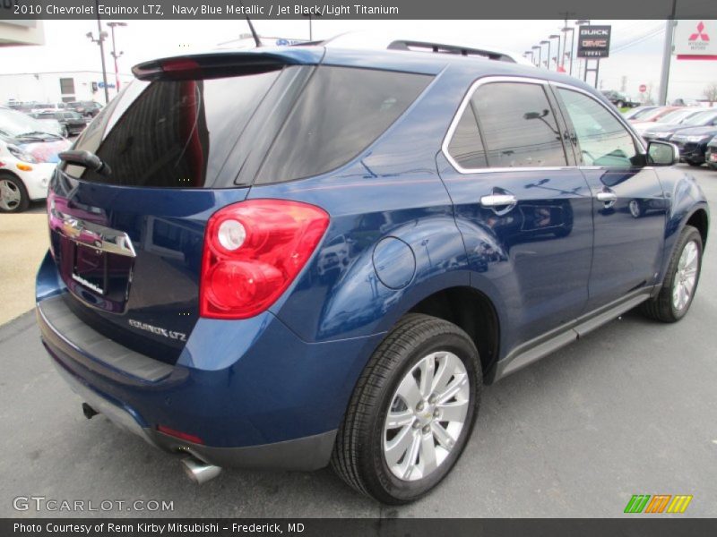 Navy Blue Metallic / Jet Black/Light Titanium 2010 Chevrolet Equinox LTZ