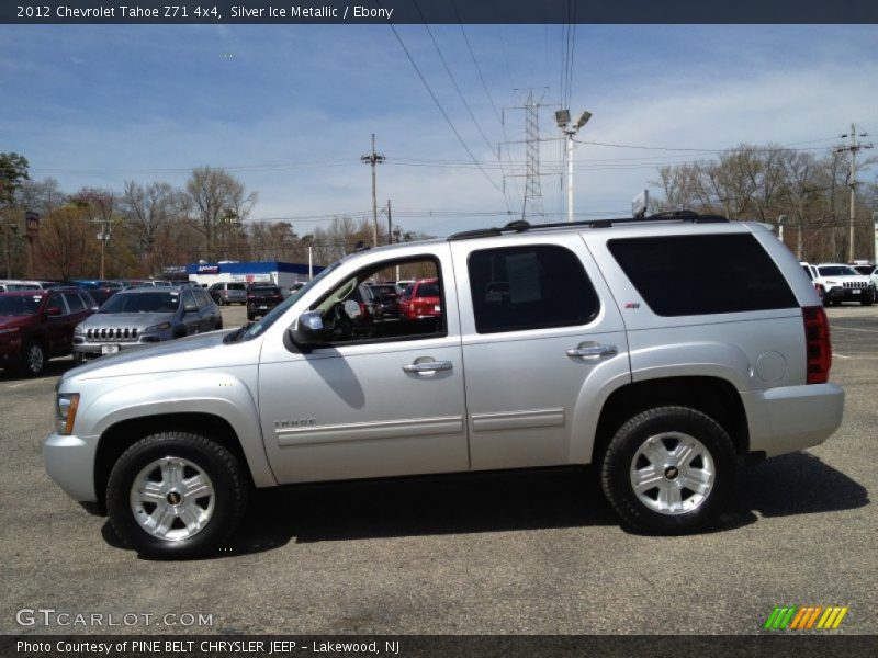 Silver Ice Metallic / Ebony 2012 Chevrolet Tahoe Z71 4x4