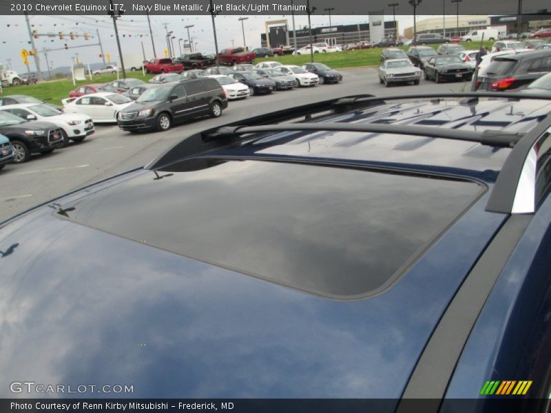 Navy Blue Metallic / Jet Black/Light Titanium 2010 Chevrolet Equinox LTZ