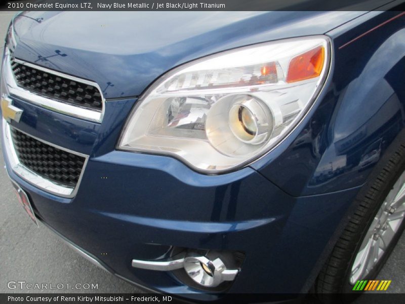 Navy Blue Metallic / Jet Black/Light Titanium 2010 Chevrolet Equinox LTZ