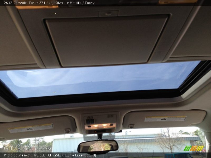 Silver Ice Metallic / Ebony 2012 Chevrolet Tahoe Z71 4x4