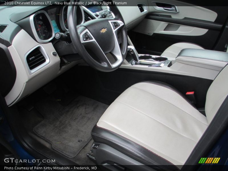Navy Blue Metallic / Jet Black/Light Titanium 2010 Chevrolet Equinox LTZ