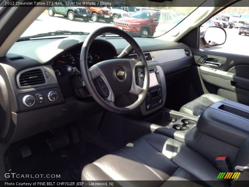 Silver Ice Metallic / Ebony 2012 Chevrolet Tahoe Z71 4x4