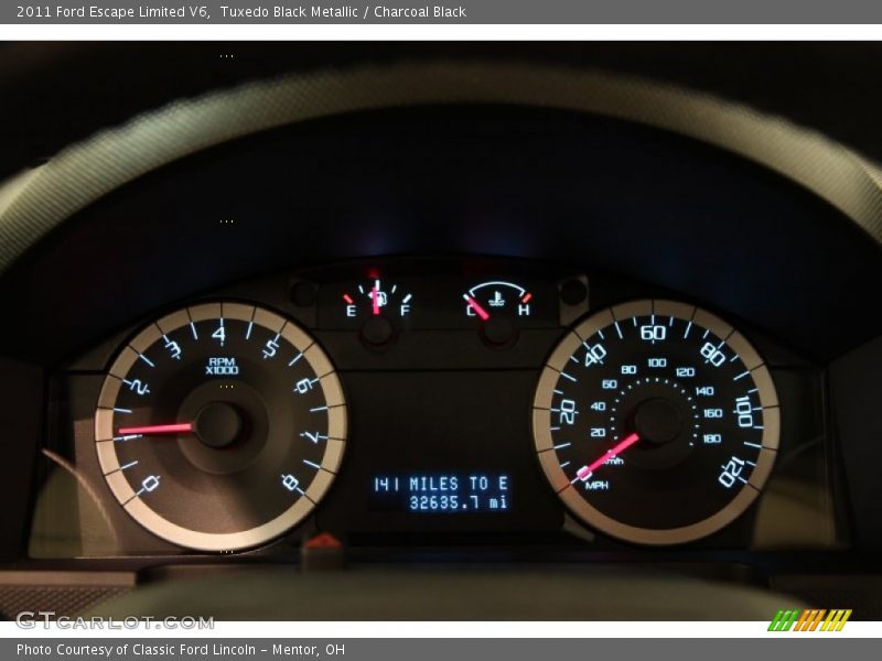  2011 Escape Limited V6 Limited V6 Gauges