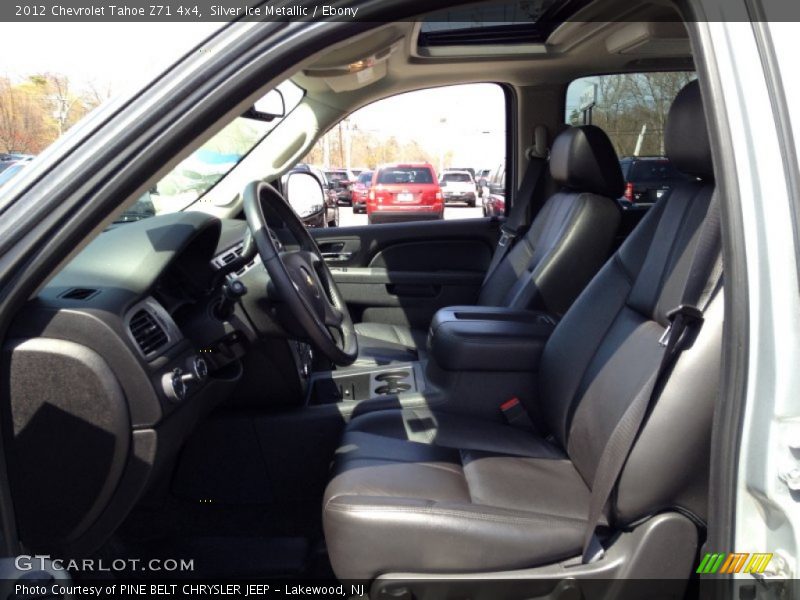 Silver Ice Metallic / Ebony 2012 Chevrolet Tahoe Z71 4x4